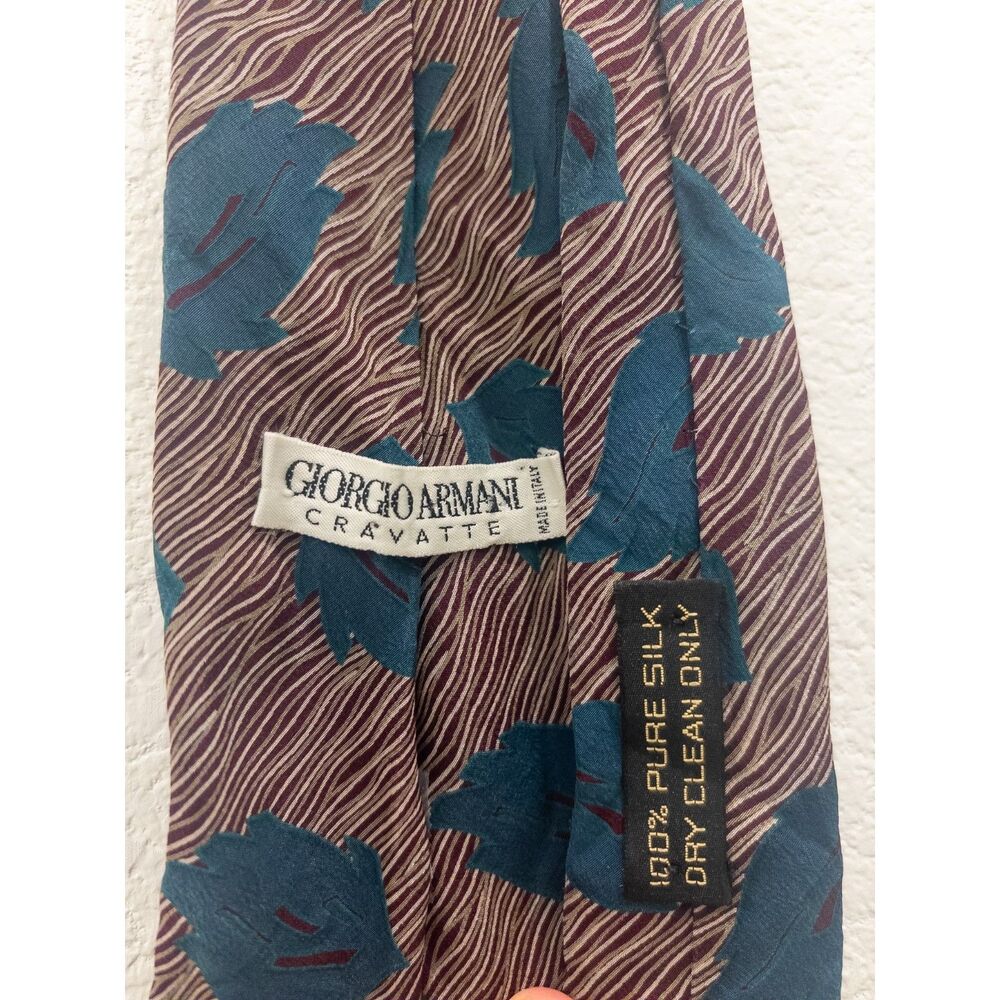 Vintage Armani Tie 100% Silk